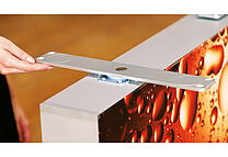 ALU STAR LED-Theke Fuss