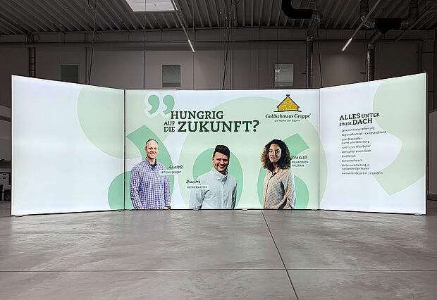 Böseler Goldschmaus GmbH & Co. KG ALU STAR LED exhibition stand 2