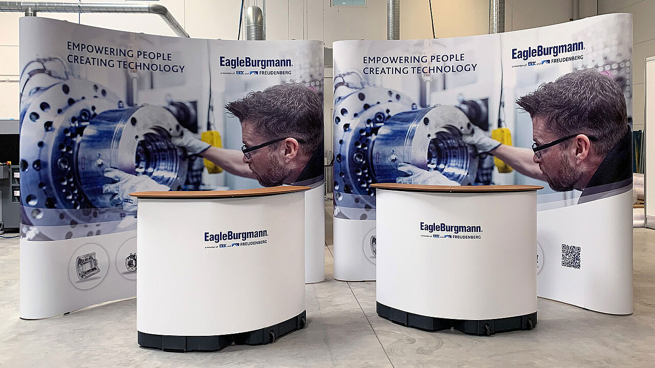 Folding display exhibition stand - customer project