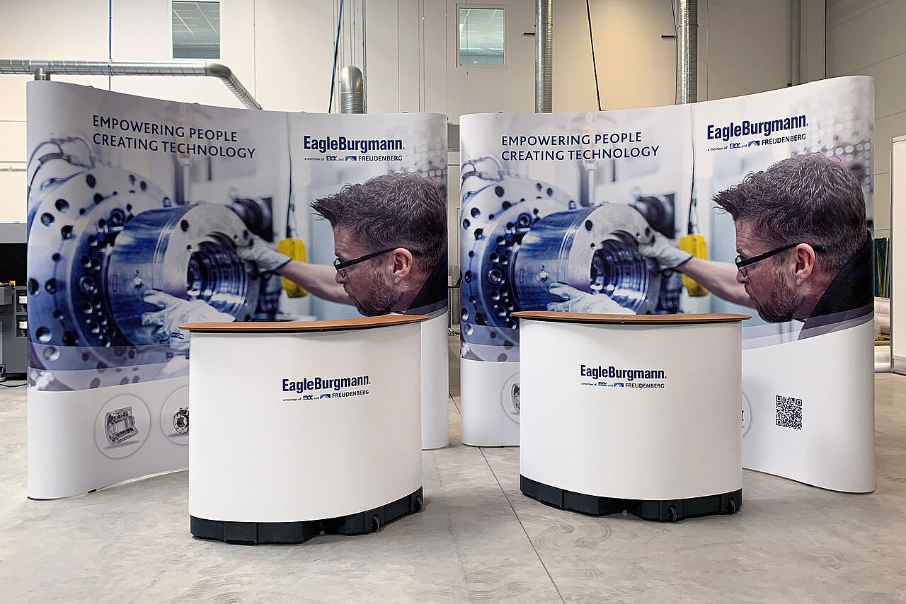 Folding display exhibition stand - customer project