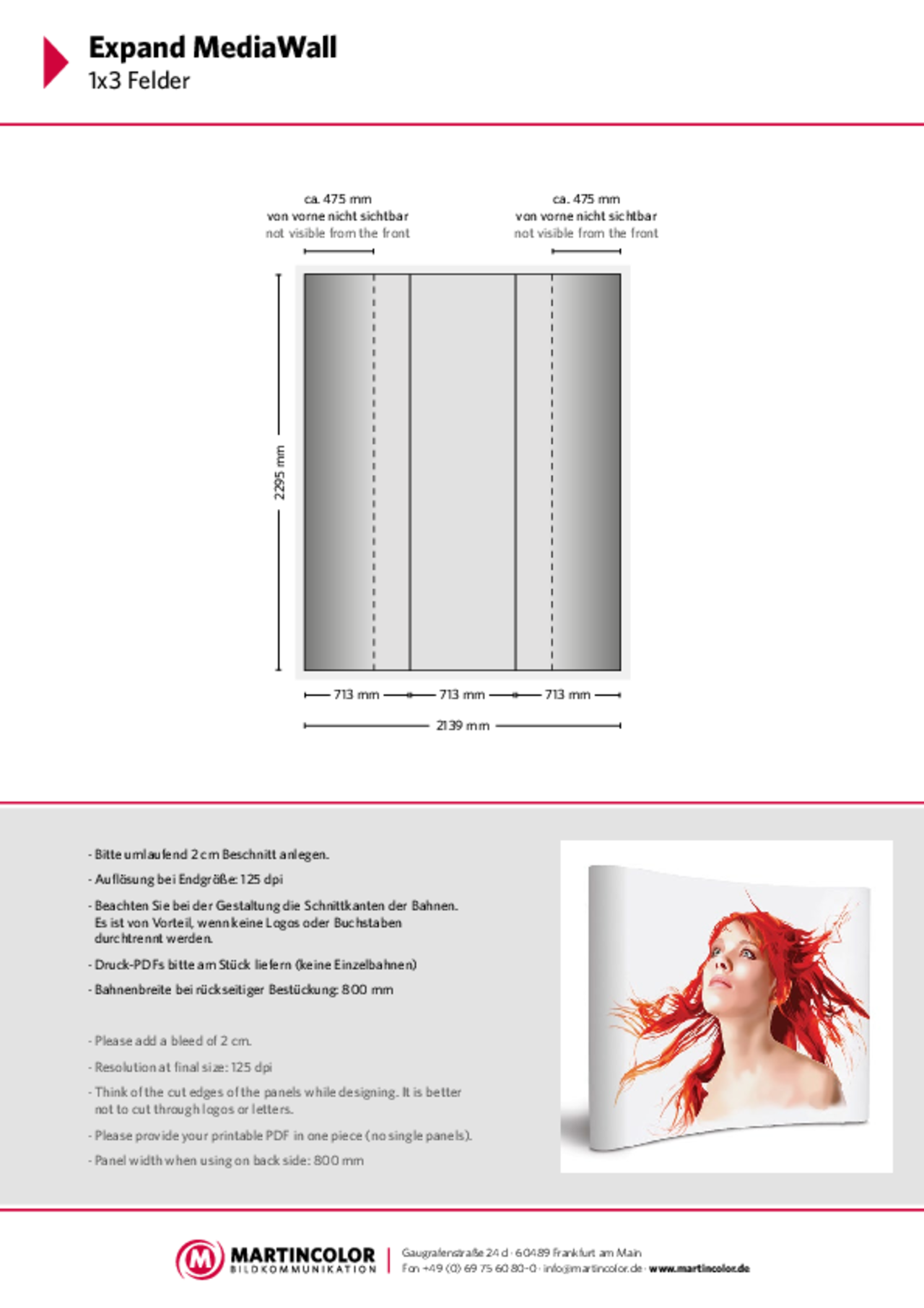 Expand MediaWall Curved data sheet PDF