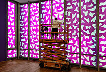 MMK Channeling Fensterbeklebung 5 MMK Channeling Fensterbeklebung 5