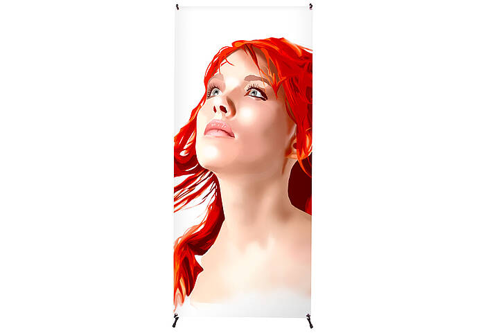 X-Banner Vorderseite X-Banner Vorderseite