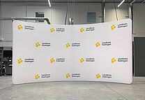 Landratsamt Esslingen press wall ZippWall Landratsamt Esslingen press wall ZippWall