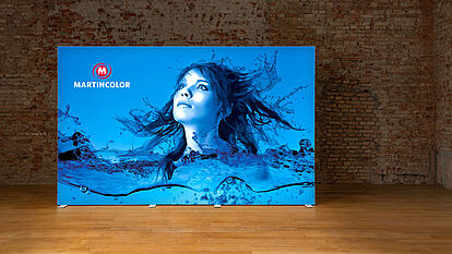 LED exhibition wall - ALU STAR 400x248cm