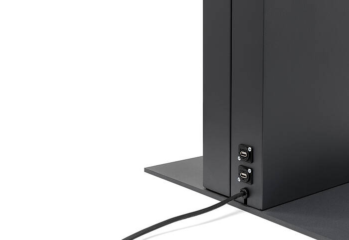 Digital info pillar TWIN ports Digital info pillar TWIN ports