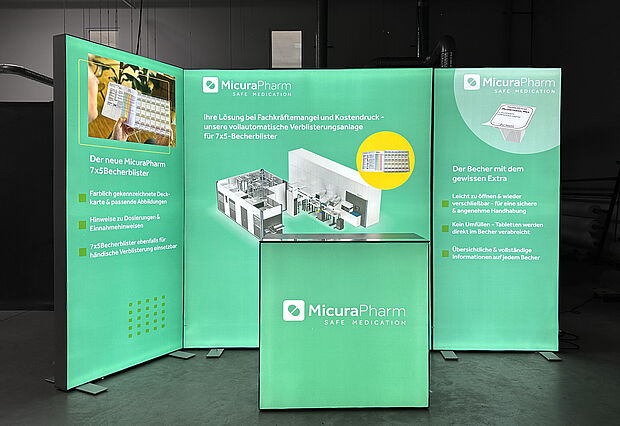 MicuraPharm GmbH LED-Exhibition stand MicuraPharm GmbH LED-Exhibition stand