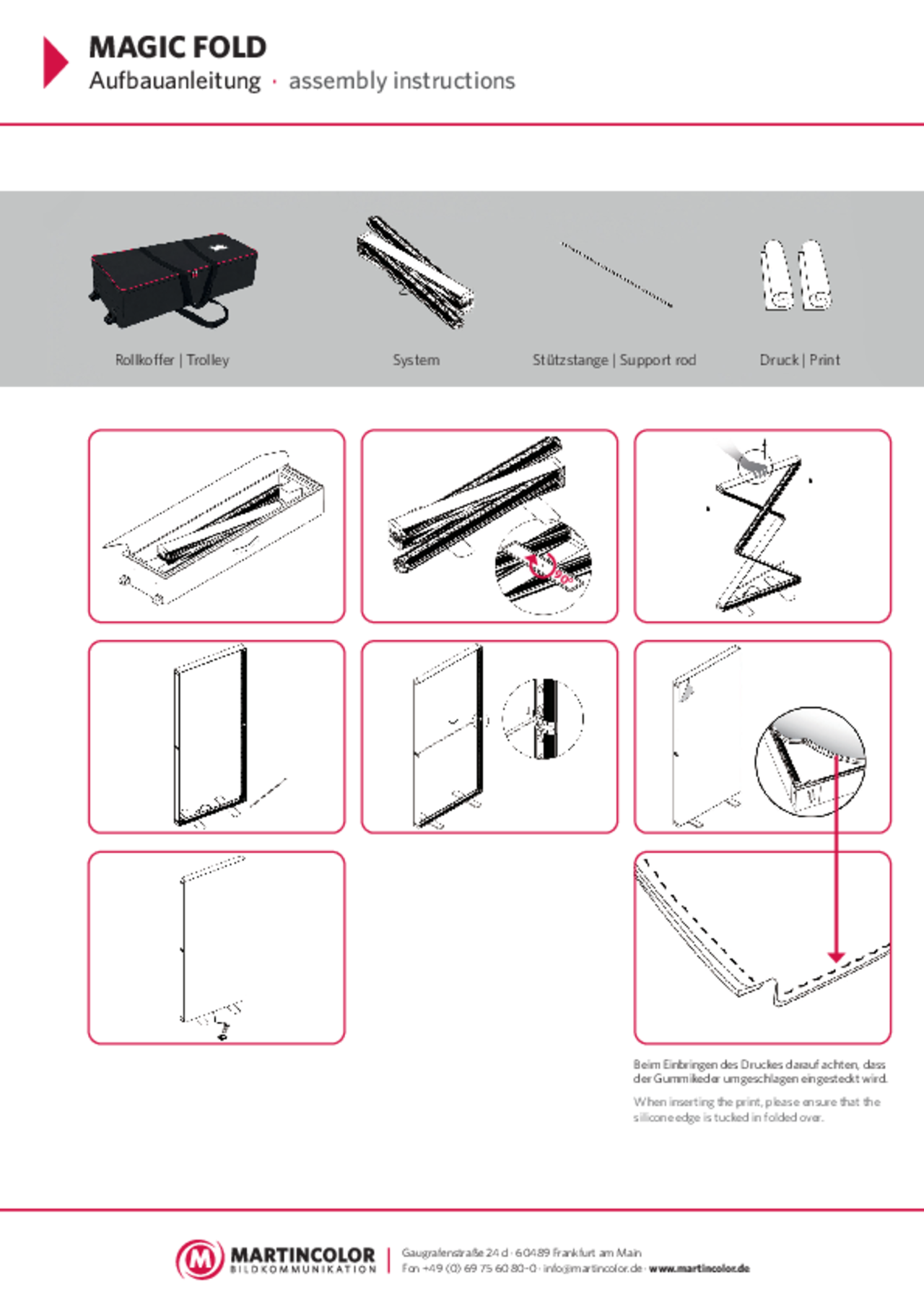 MAGIC FOLD assembly instructions PDF
