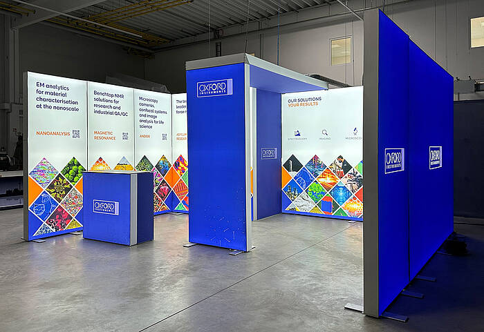 Oxford Instruments ALU STAR LED exhibition stand 5