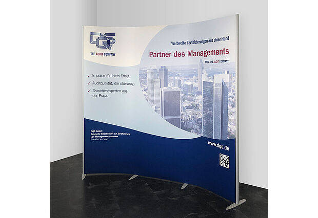 DQS GmbH exhibition stand system ISOframe Wave 2 DQS GmbH exhibition stand system ISOframe Wave 2