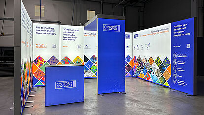 LED exhibition stand - ALU STAR - customer project 2
