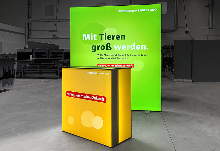 Fressnapf LED-Messewand ALU STAR Fressnapf LED-Messewand ALU STAR