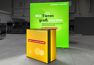 Fressnapf LED-Messewand ALU STAR