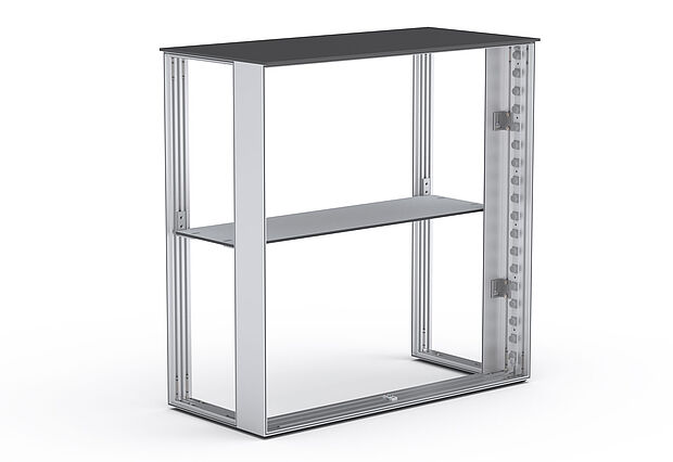 ALU STAR PLUS LED Counter frame