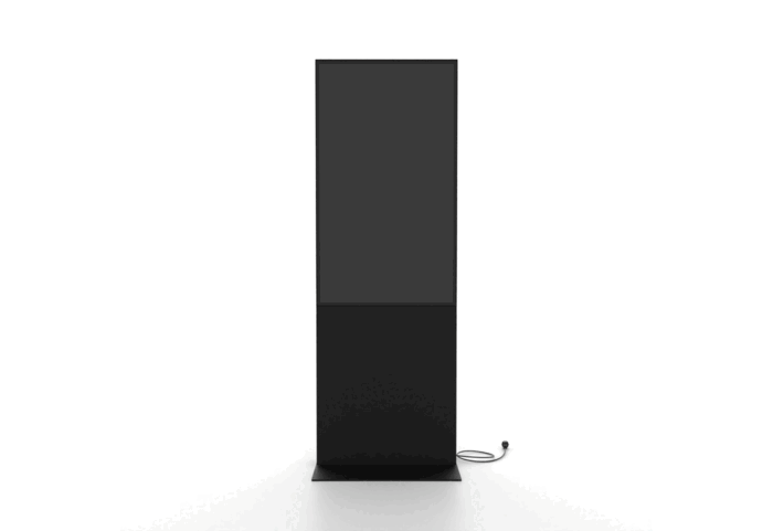 Digital info pillar TWIN black