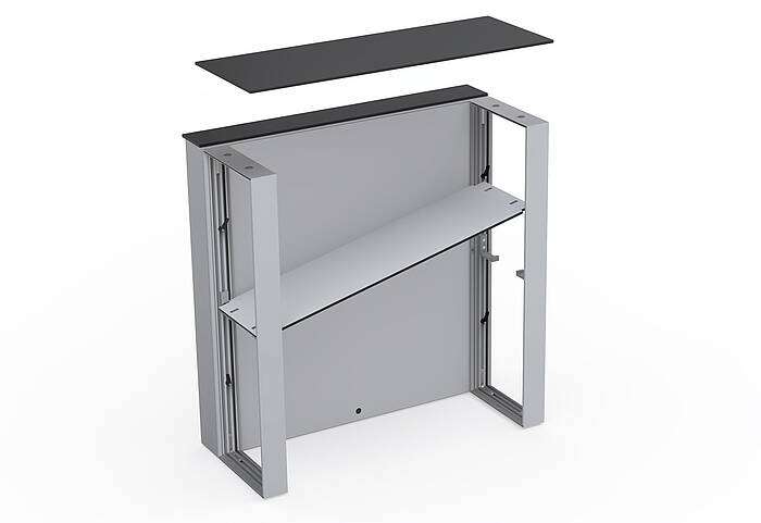 ALU STAR PLUS LED Counter assembly 3