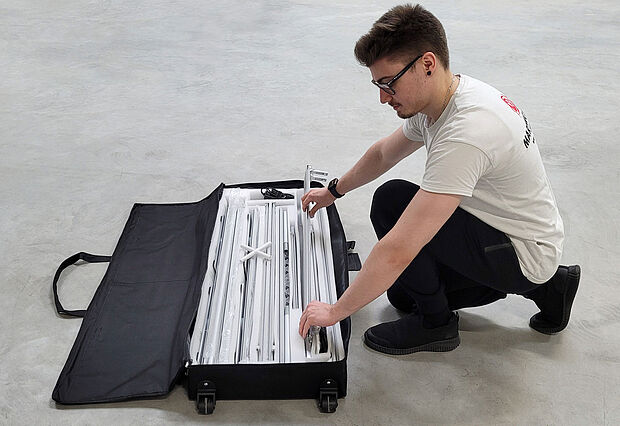 ALU LightUp Transport Trolley