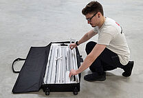 ALU LightUp Transport Trolley