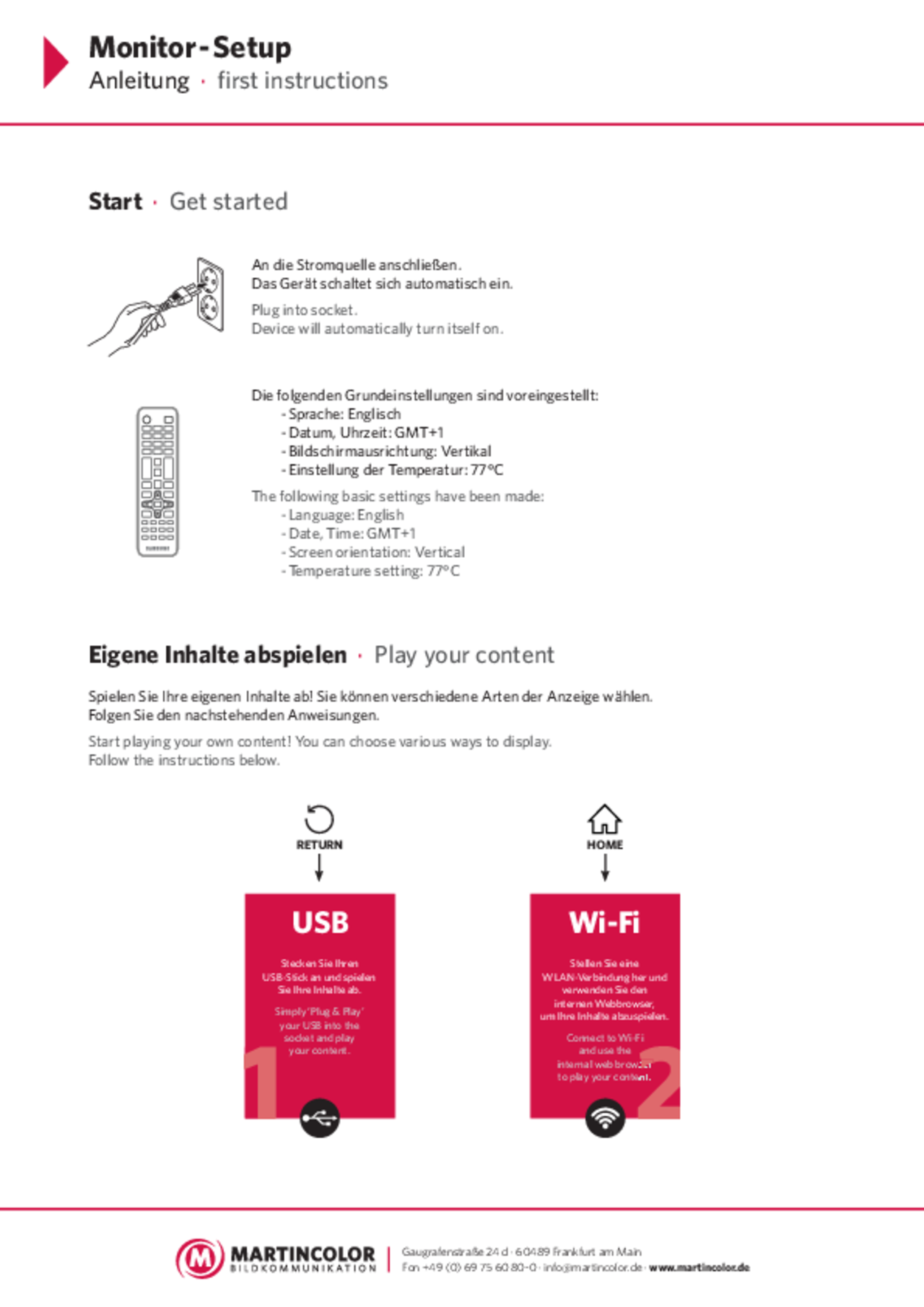 Monitor setup instructions PDF