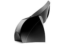 Flux Chair Schwarz Seitenansicht rechts Flux Chair Schwarz Seitenansicht rechts