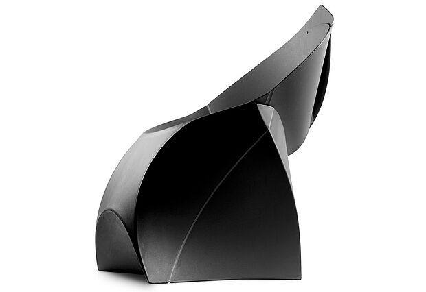 Flux Chair Schwarz Seitenansicht rechts Flux Chair Schwarz Seitenansicht rechts