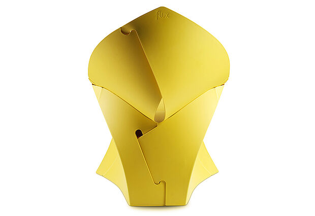Flux Chair Gelb Rückseite Flux Chair Gelb Rückseite