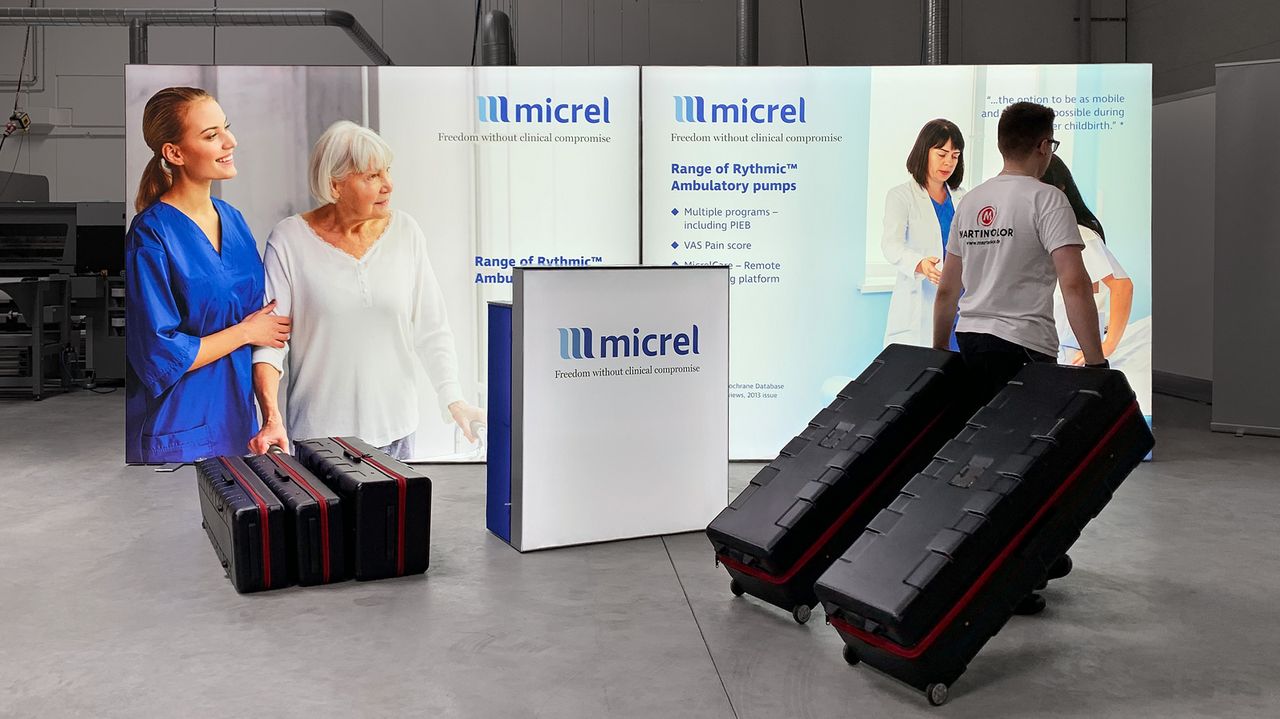 Mobiler Messestand - flexibel und einfach