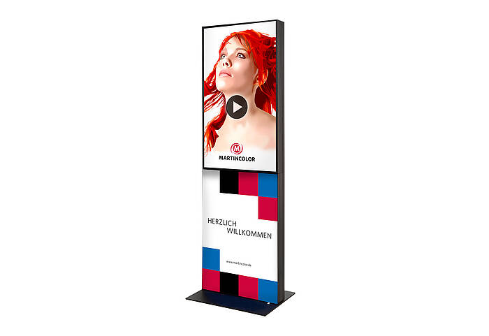Digital info pillar FABRIC Digital info pillar FABRIC