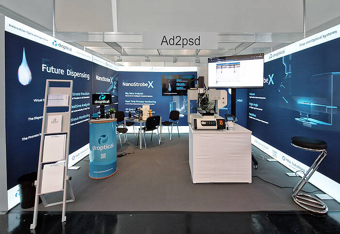 droptical GmbH ALU STAR LED exhibition stand 2