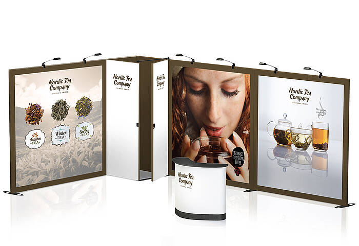 Expand GrandFabric Messestandlösungen mit Kabine Expand GrandFabric Messestandlösungen mit Kabine