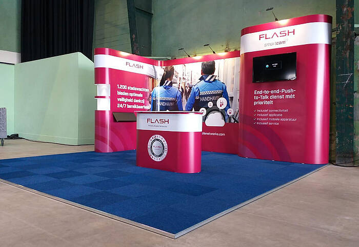 Stand-ON exhibition floor Example 4