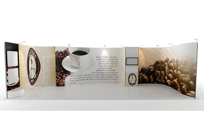Exhibition stand solutions example 14 Exhibition stand solutions example 14