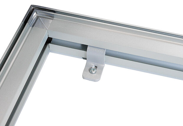 frameframe wall Aluminiumrahmen Details