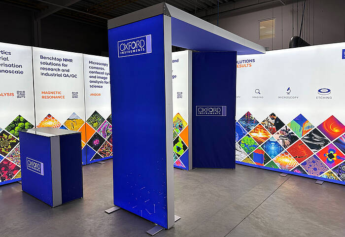 Oxford Instruments ALU STAR LED exhibition stand 6