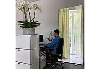 ADO Goldkante ALU LightUp LED-Messewand