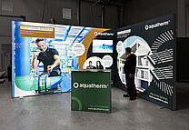 aquatherm GmbH ALU STAR LED-Messestand aquatherm GmbH ALU STAR LED-Messestand