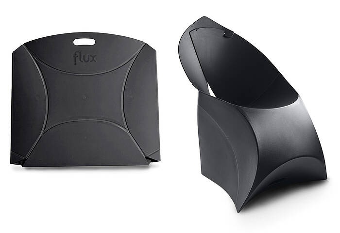Flux Chair black details Flux Chair black details