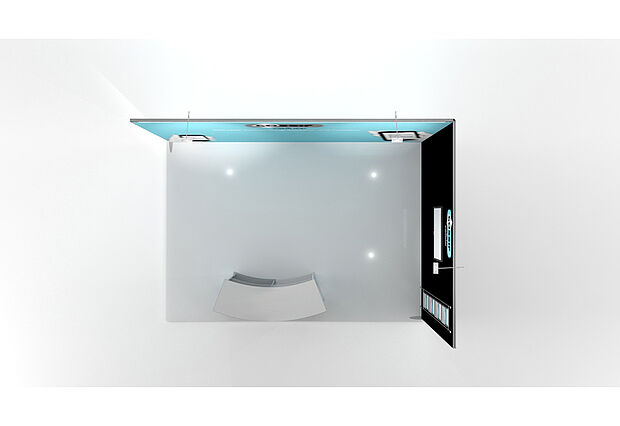 ISOframe Fabric exhibition stand solutions Example 9