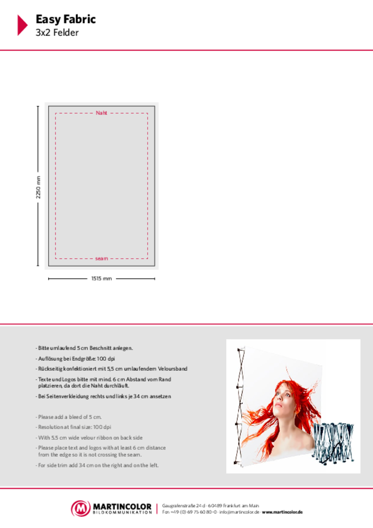Easy Fabric data sheet PDF