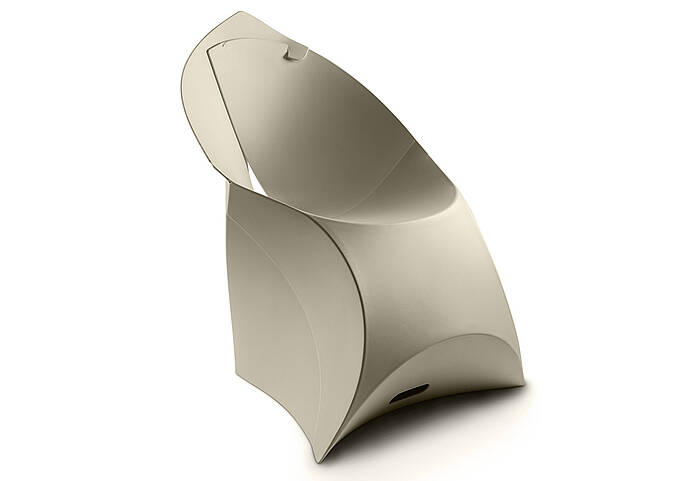 Flux Chair Pebble grey front