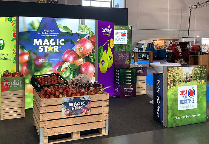 Obst vom Bodensee GmbH ALU STAR LED-Messestand Obst vom Bodensee GmbH ALU STAR LED-Messestand