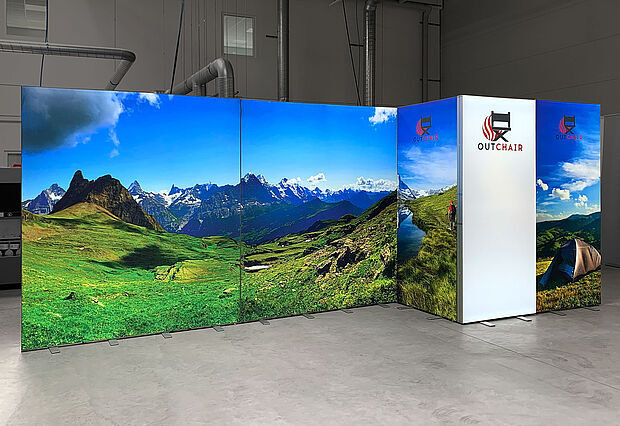 Outchair GmbH LightUp LED exhibition stand Outchair GmbH LightUp LED exhibition stand