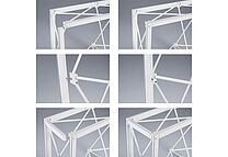 GRID Faltwand Aufbau