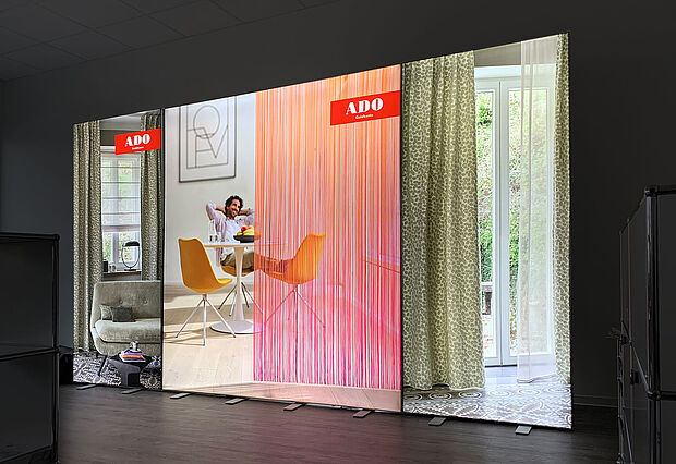 ADO Goldkante ALU LightUp LED-Messestand 2