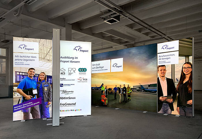 Fraport AG PIXLIP GO LED exhibition stand 4