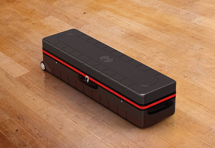 ALU STAR LED Counter transport case
