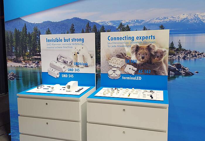 Adels-Contact GmbH & Co. KG exhibition wall Adels-Contact GmbH & Co. KG exhibition wall