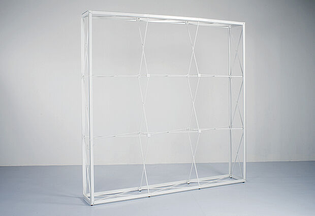 GRID Faltwand gerade Gestell