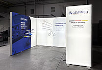Dewimed Medizintechnik GmbH LED-Messestand ALU STAR Dewimed Medizintechnik GmbH LED-Messestand ALU STAR