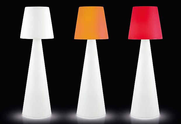 PIVOT floor lamp white, orange, red PIVOT floor lamp white, orange, red